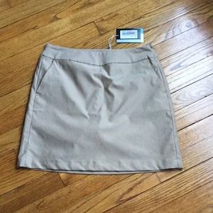 Tan Nike golf skirt